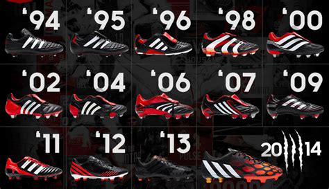 adidas predator timeline|adidas predator boots history.